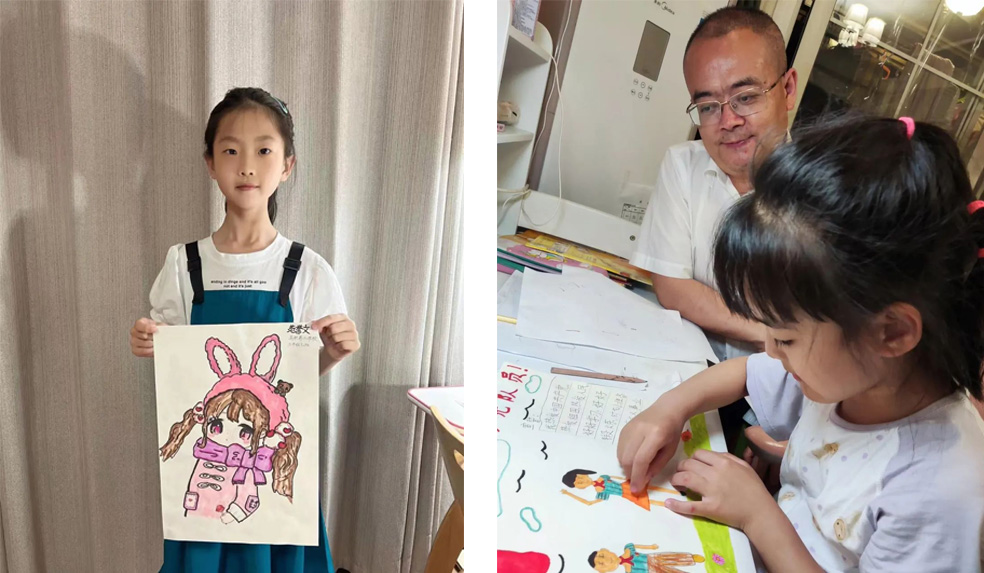 童心向黨 || “西投寶寶”們的親子繪畫作品展來啦！看看你pick哪個！