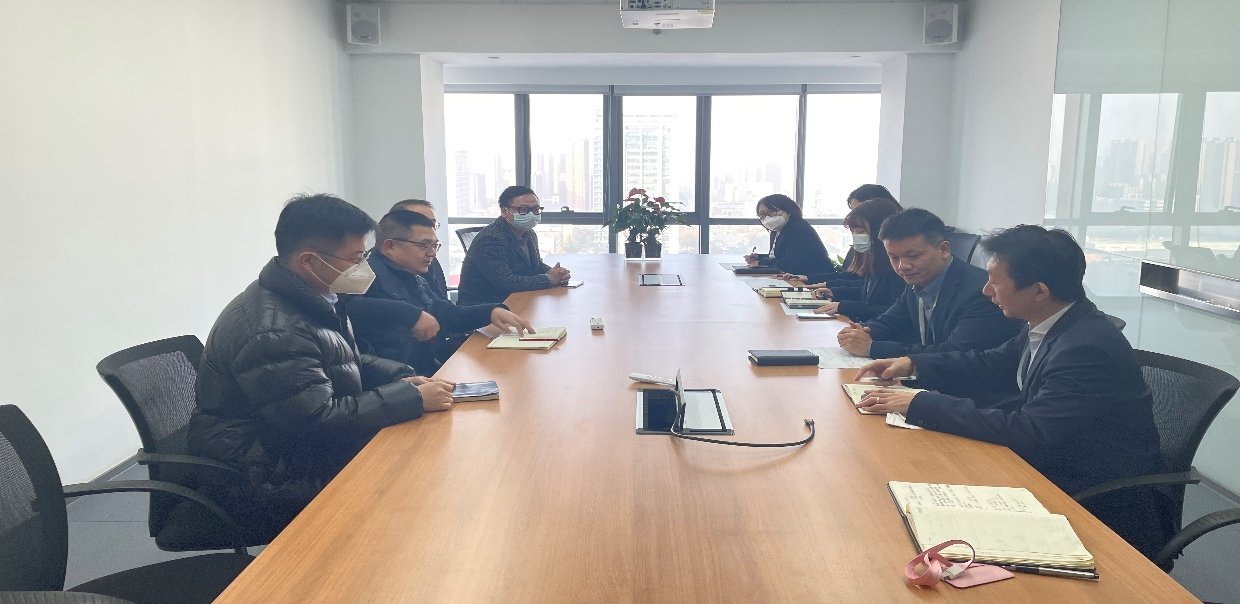 長安財通與陜西金融資產(chǎn)管理股份有限公司、融創(chuàng)西北公司座談交流